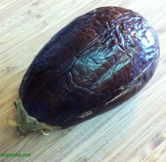 Roasted eggplant