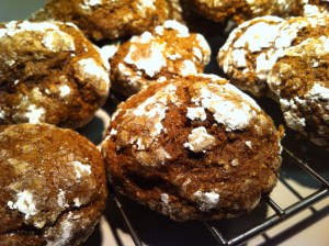 Pumpkin Molasses Ginger Cookies
