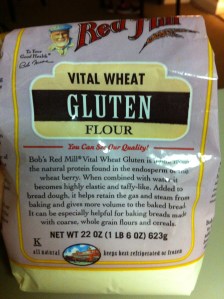 Vital wheat gluten flour