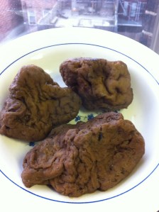 Seitan finished boiling