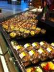 fresh fruit, salads, REWE grocery store