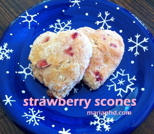 Strawberry scone