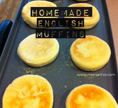 For the Love of Food, marianhd.com, English muffin recipe, healthy, homemade