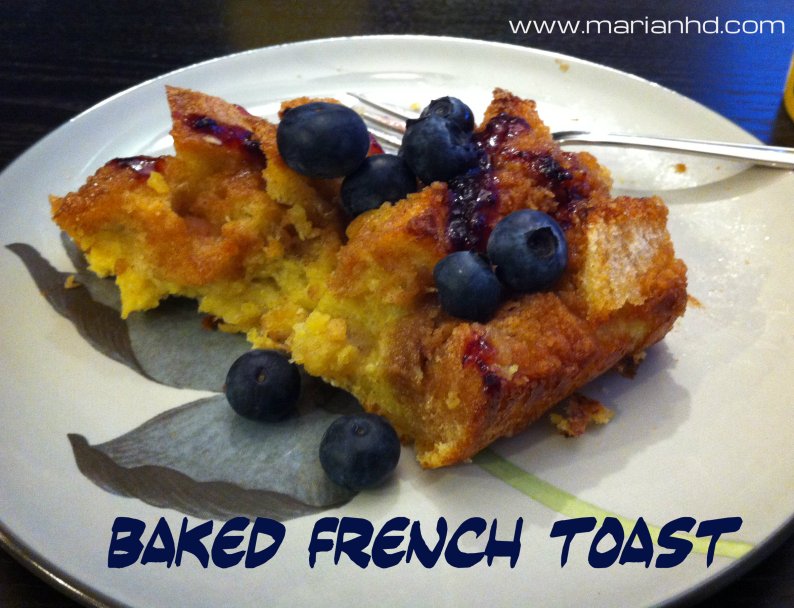 Baked French Toast, recipes, brunch, breakfast