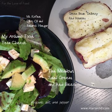 Oct 1 lunch, Local Food Challenge, Food Day, marianhd.com