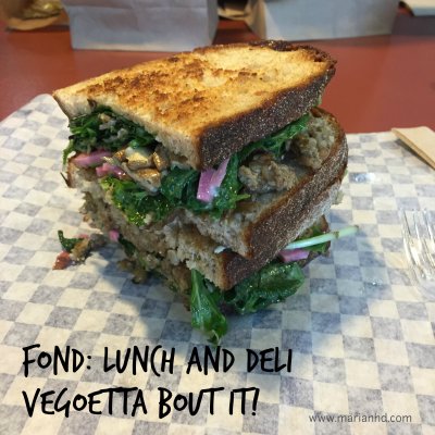 local food lunch, Fond: Lunch and Deli, vegoetta bout it