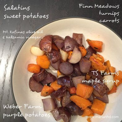 roasted veggies, marianhd.com, meatless Monday
