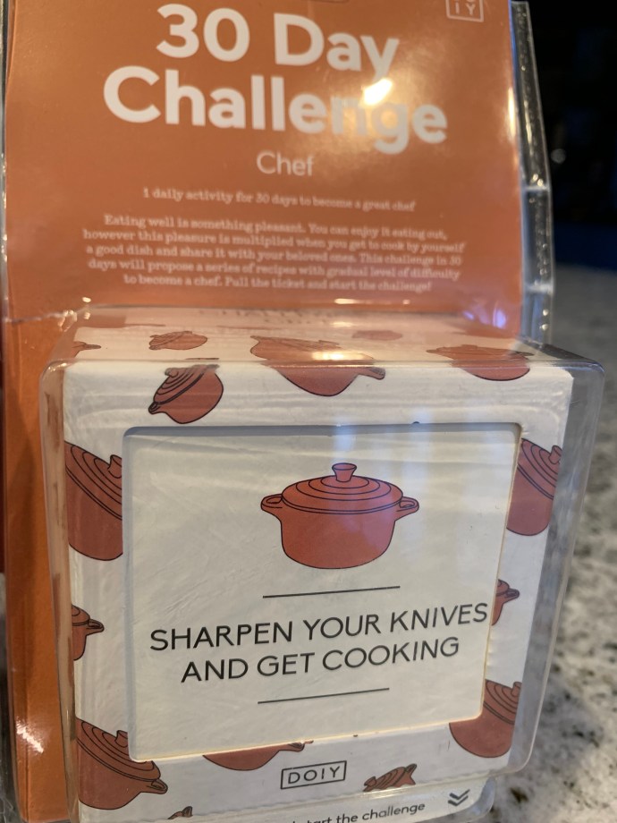 30 day cooking challenge