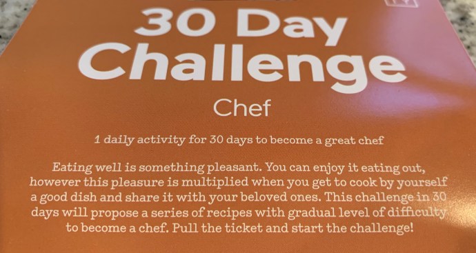 30 day challenge cooking